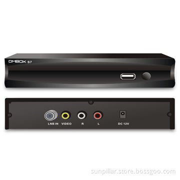 DVB-S FTA/USB/AV Output Satellite Receiver with Form Minimum Box and Parental Lock Supported